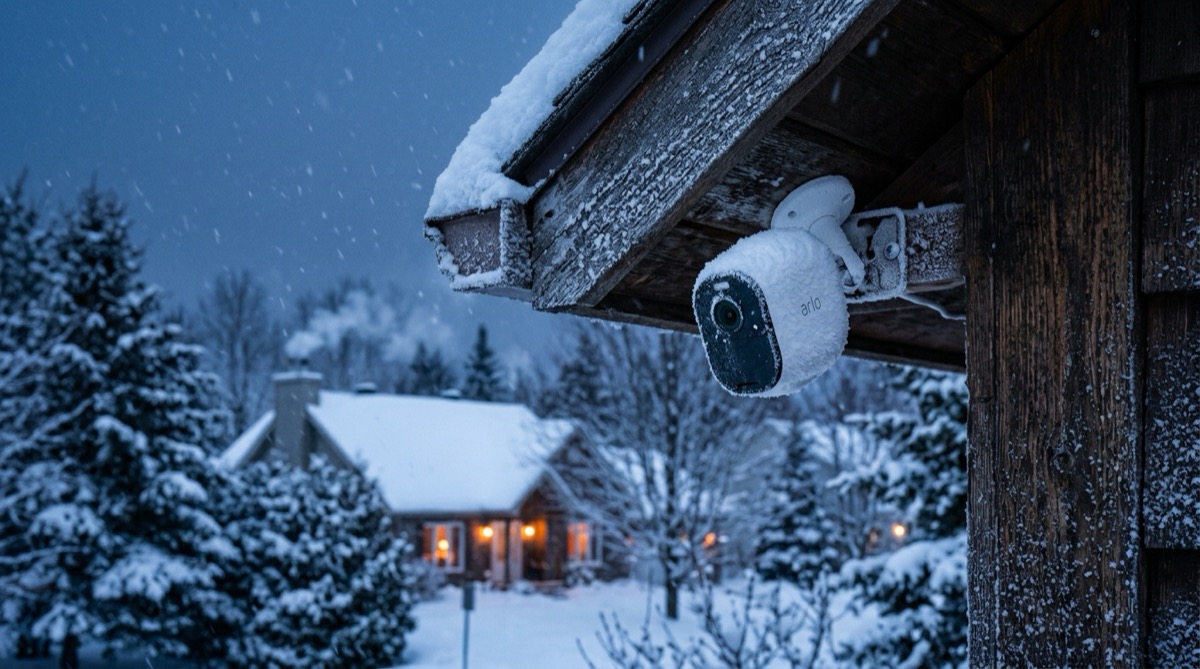 Caméra de surveillance résistante à l'hiver québécois